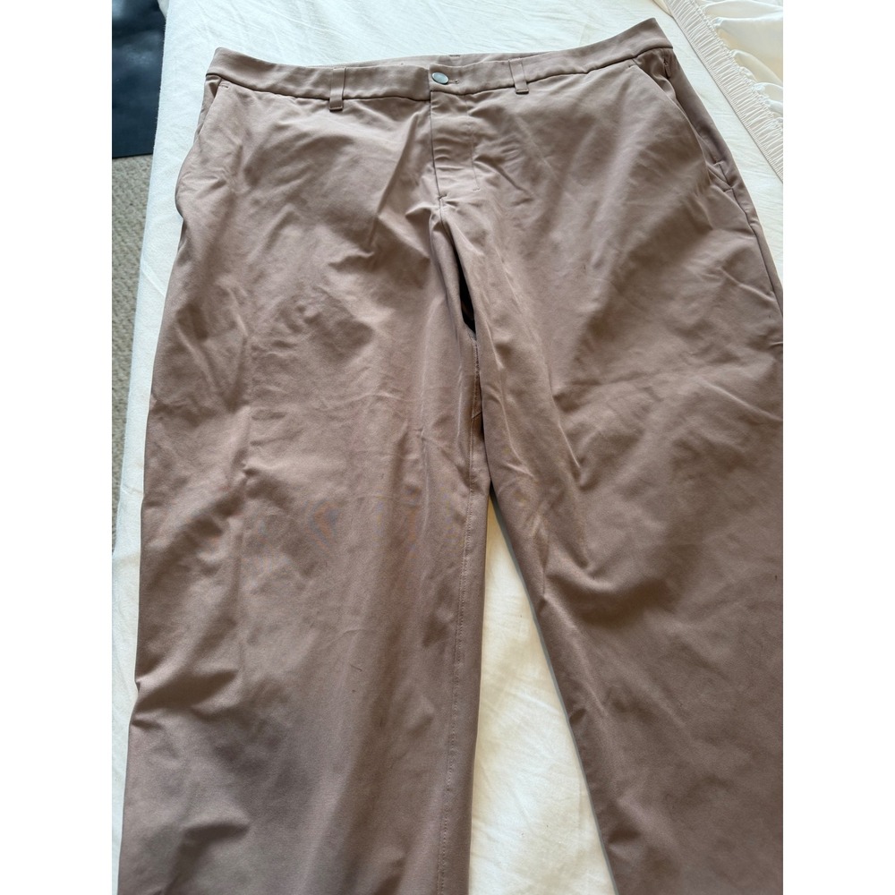 Lululemon Commission Classic-Fit Pant 30 Warpstreme Brown LM5AO5S Size 38